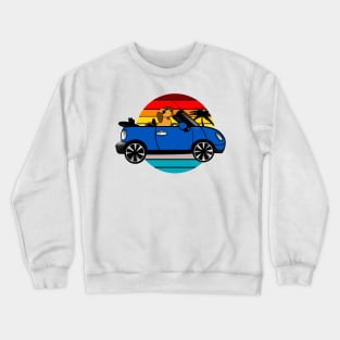 BEEP BEEP Mini and dog, paradise Crewneck Sweatshirt